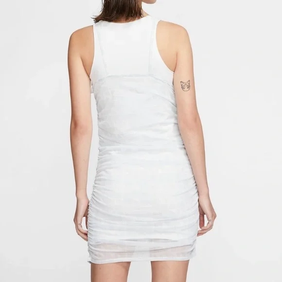 Nike Sportswear Women's Indio Dress White Sz M - Picture 2 of 11